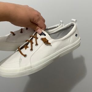 Sperry white shoes
